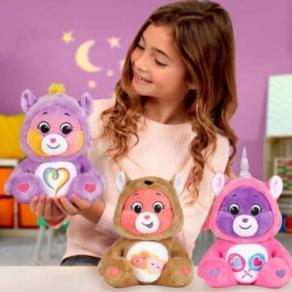 Care Bears Hoodie Friends Collector Set Unicorn Fox Pegasus - Picture 11 of 12